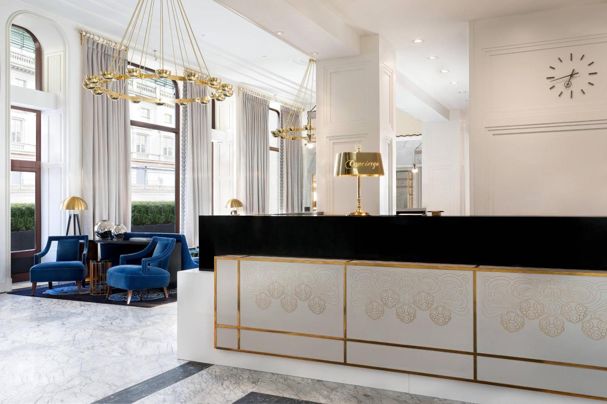 فندق لو ميريديان بريستول وارسو المظهر الخارجي الصورة The hotel's lobby